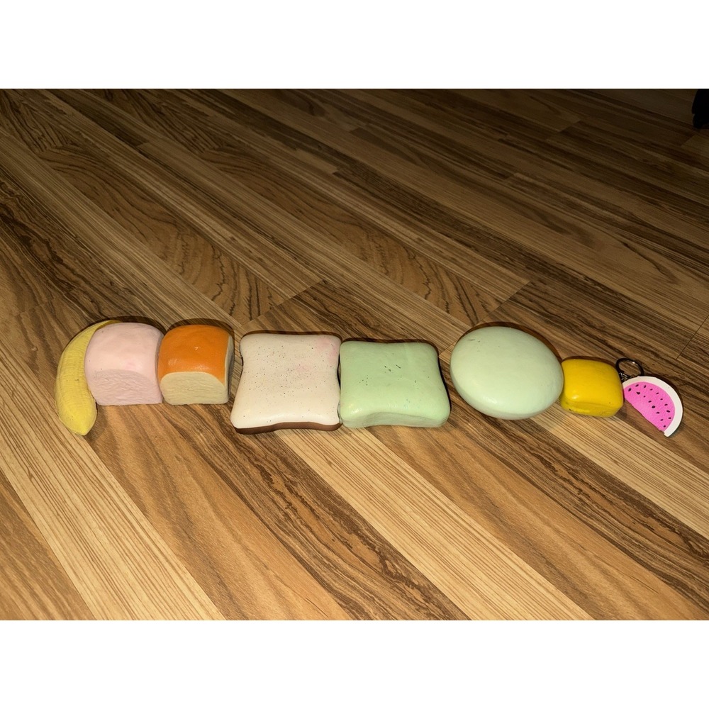 Squishy Toy Lot of 8 Soft Slow Rise Squishies Food Stress Toys